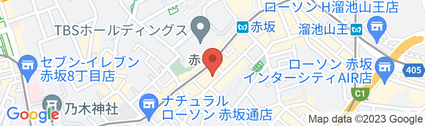 ホテルリブマックス赤坂GRANDEの地図