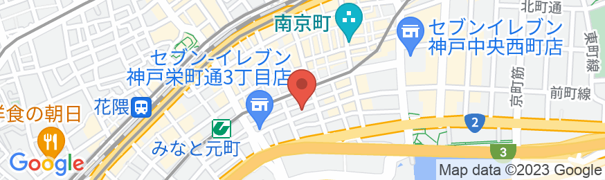 HOTEL メリケンポート神戸元町の地図