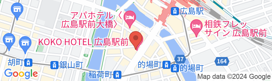 KOKO HOTEL 広島駅前の地図