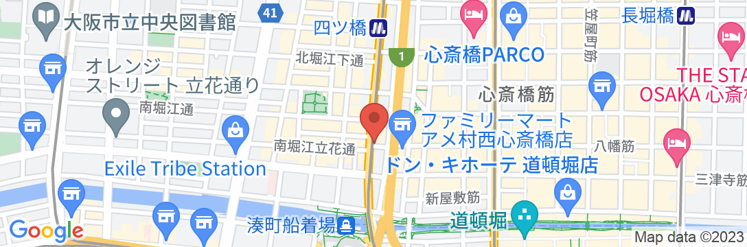 MIMARU大阪 難波NORTHの地図
