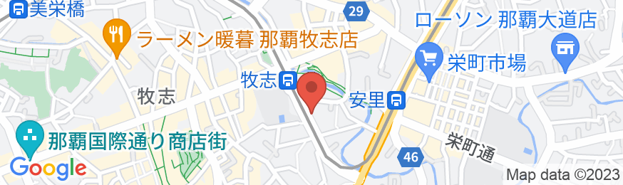 沖縄逸の彩(ひので)ホテルの地図