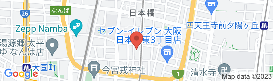 ランドーホテルなんば大阪スイーツの地図