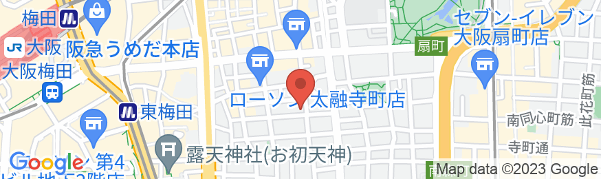 梅田ホリックホテルの地図