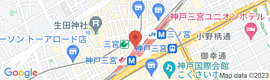 レムプラス神戸三宮の地図