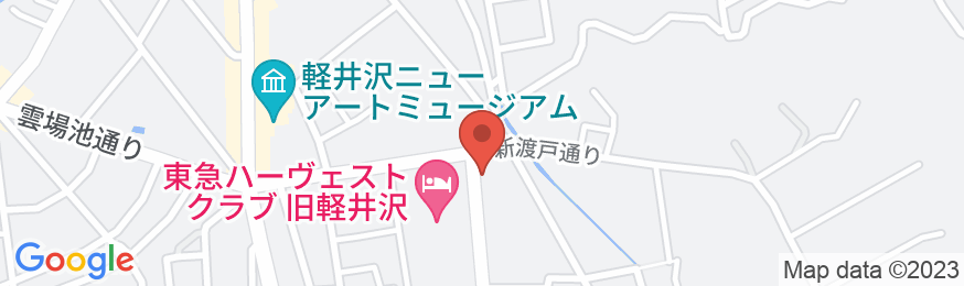 ホテルマロウド軽井沢の地図