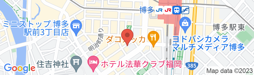 R&Bホテル博多駅前第1の地図