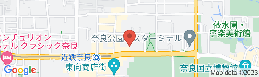 AN-GRANDEホテル奈良の地図