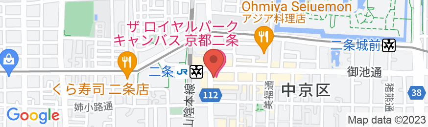 ザ ロイヤルパーク キャンバス 京都二条の地図