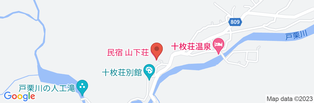民宿 山下荘の地図