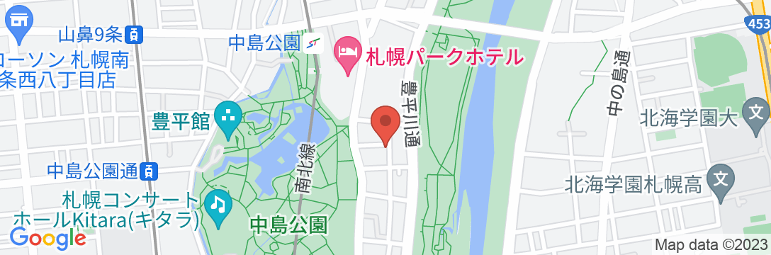 Sapporo Stay Nakajima Parkの地図