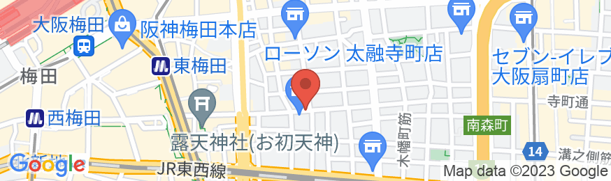 R&Bホテル梅田東の地図