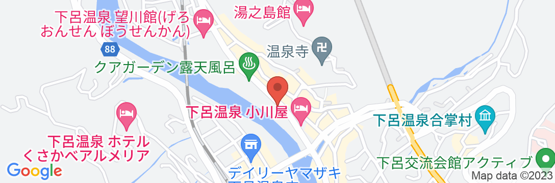 桜 River Side Stay 下呂温泉の地図