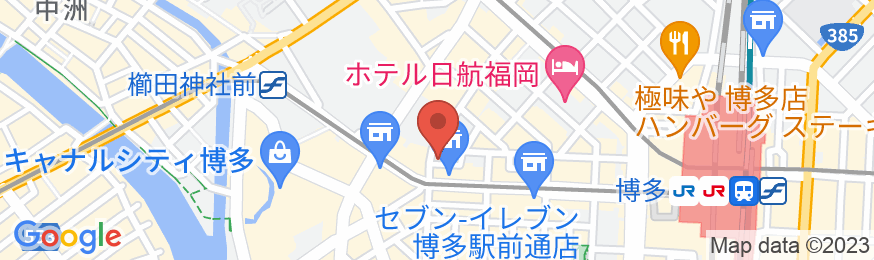 ホテルリブマックス博多駅前の地図