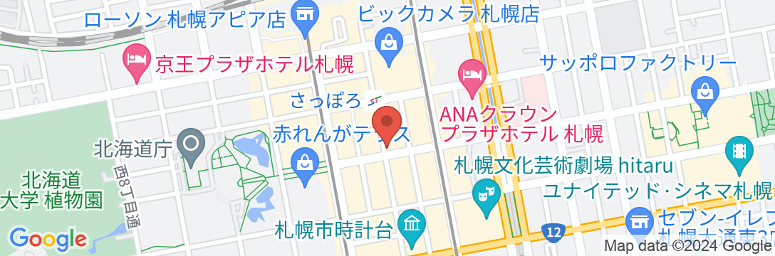 R&Bホテル札幌北3西2の地図