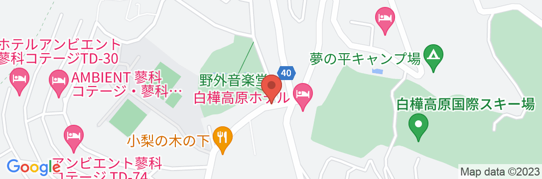 蓼科荘の地図