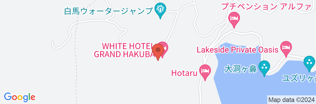 WHITE HOTEL GRAND HAKUBAの地図