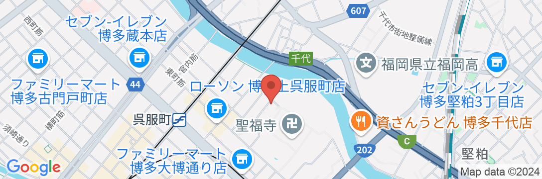 グランドベース博多呉服の地図