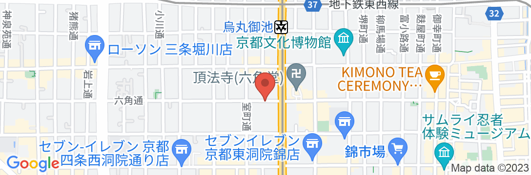 CANDEO HOTELS(カンデオホテルズ)京都烏丸六角の地図