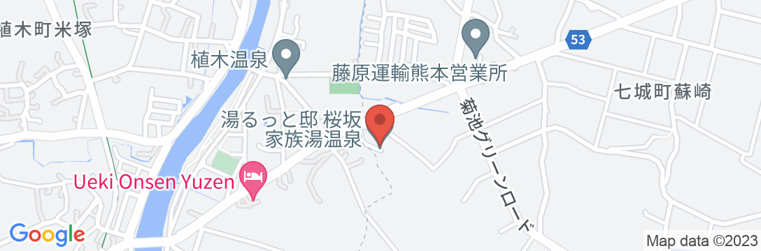 湯るっと邸 桜坂の地図