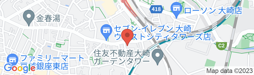 ゲストハウス大崎の地図