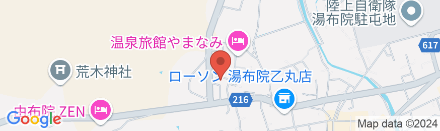 旅館 はちすの糸の地図