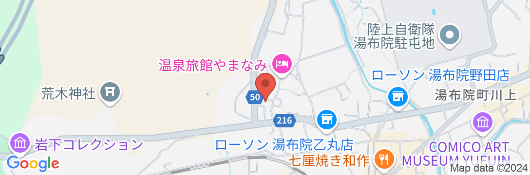 旅館 はちすの糸の地図