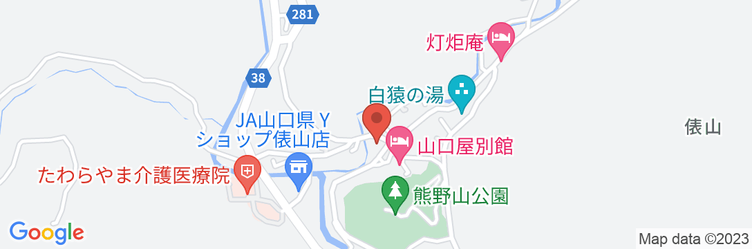 俵山温泉 坂倉旅館の地図