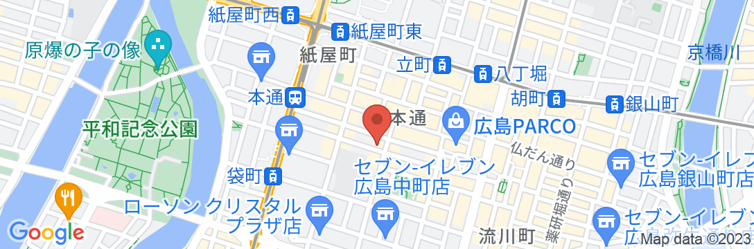 袋町iビル 広島の地図