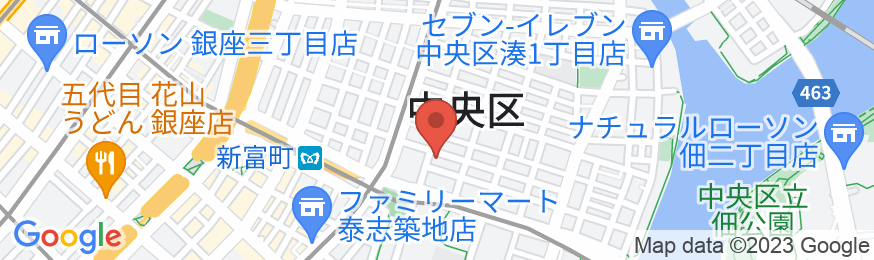 MONday Apart Premium 銀座新富町(旧GATESTAYPREMIUM銀座新富町)の地図