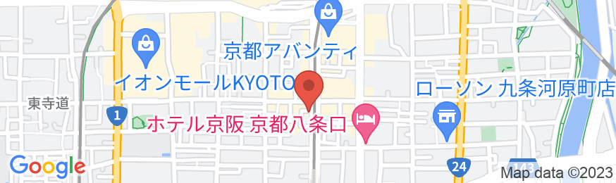 ホテルブリエ京都駅南の地図