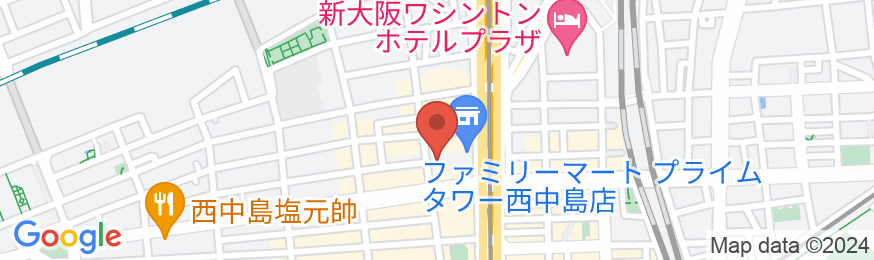 スマイルホテル新大阪(全館・全室禁煙)の地図