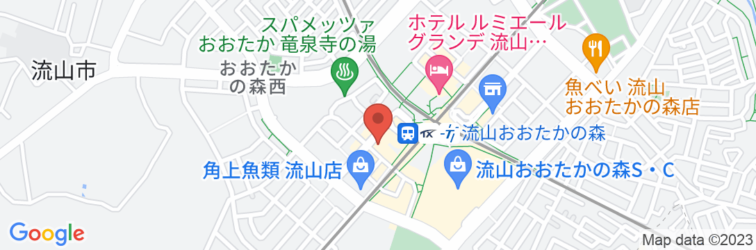 東横INN流山おおたかの森駅前の地図