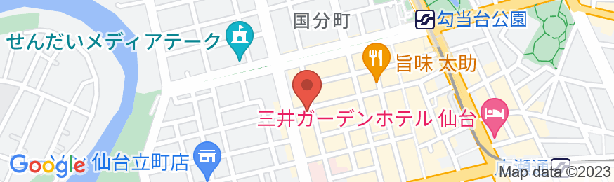 ホテルリブマックス仙台国分町の地図