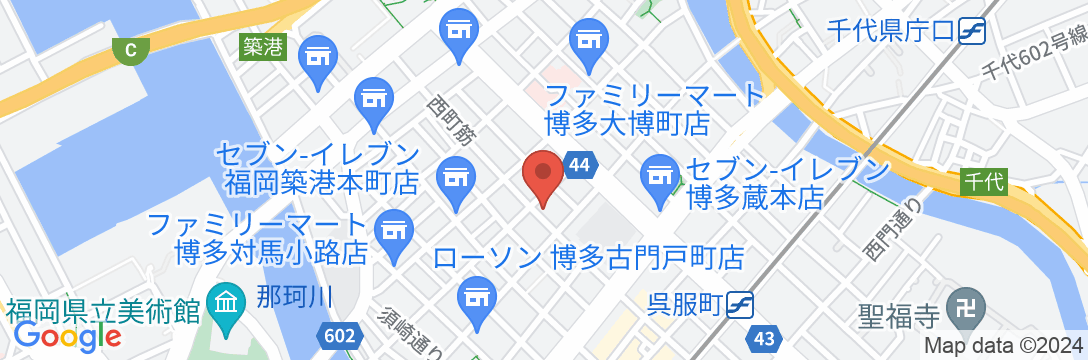 グランドベース博多奈良屋の地図