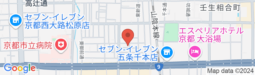 Maana Kyotoの地図