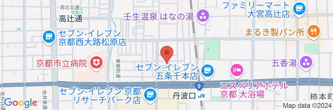 Maana Kyotoの地図