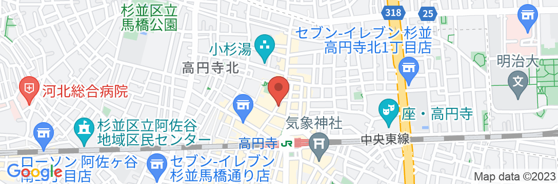 高円寺和光ビル3階の地図
