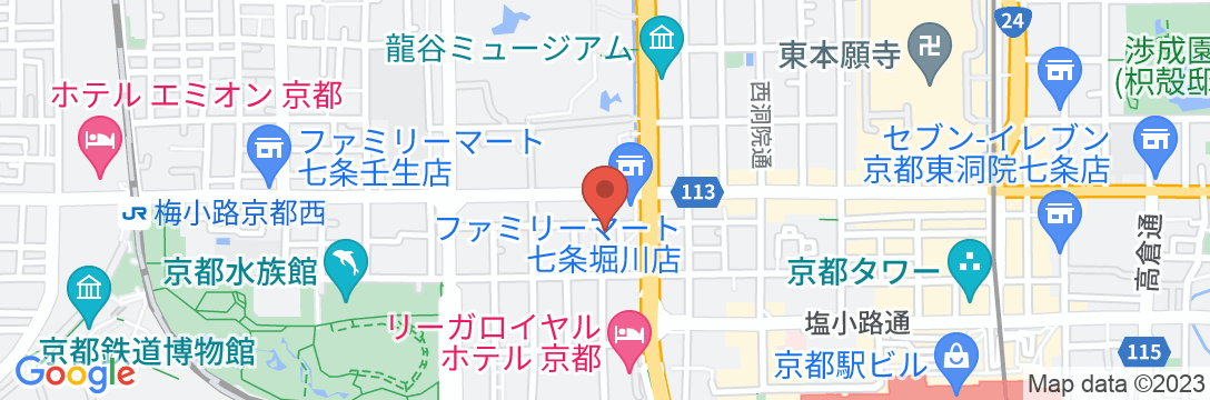 アーバン京都駅西の地図