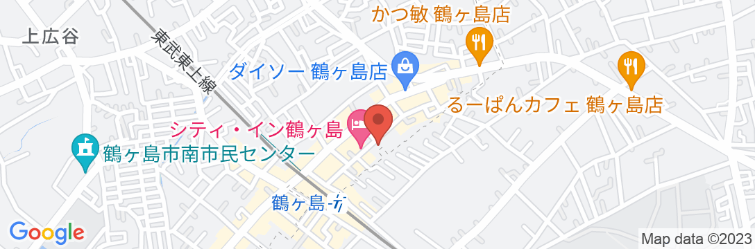 鶴ヶ島ビジネスホテルの地図