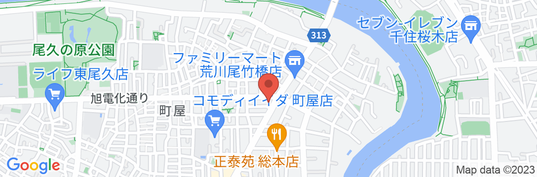 東和宿泊の地図