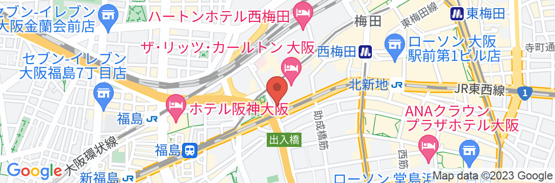 セカンド・イン梅田の地図