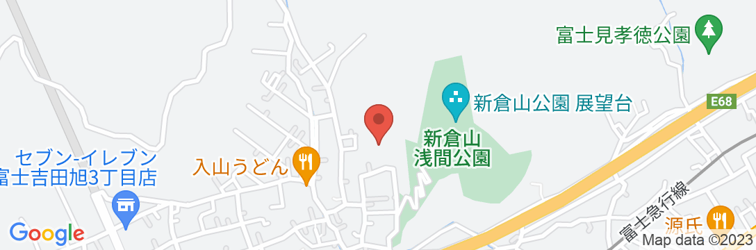 浅間の庵の地図