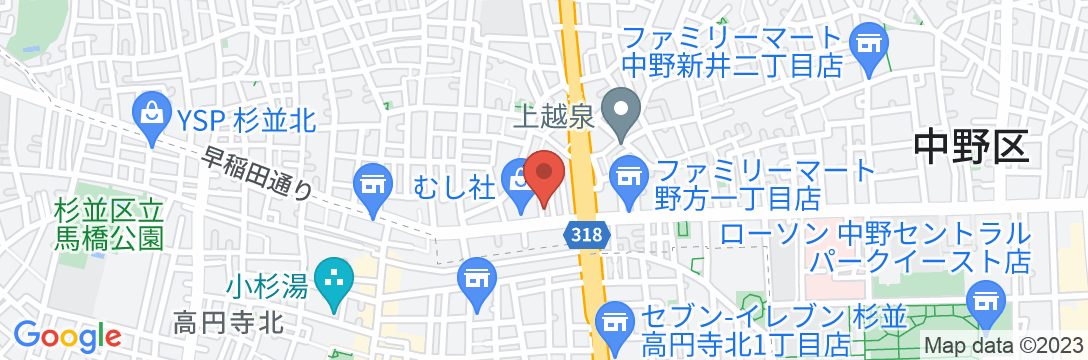 GRADIA高円寺の地図
