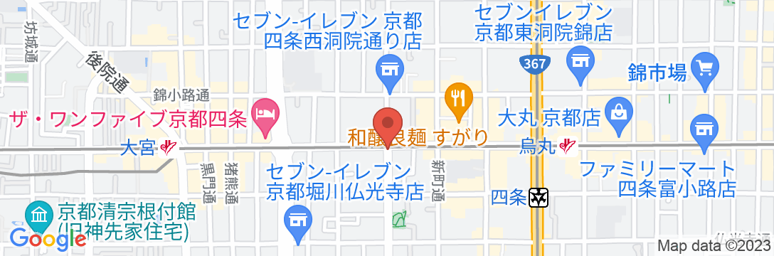 アゴーラ 京都烏丸の地図