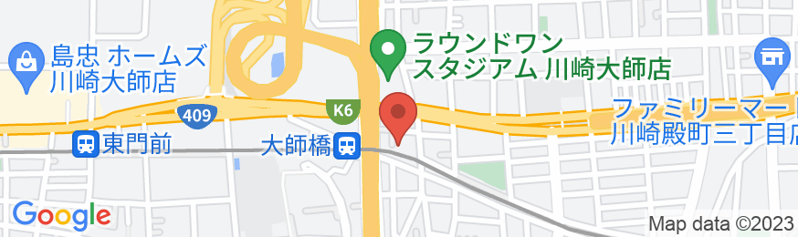 Tabist ビジネスホテル 多満ち 川崎の地図