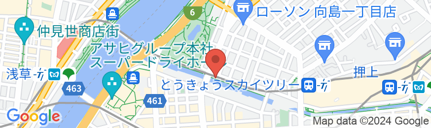 WISE OWL HOSTELS RIVER TOKYOの地図