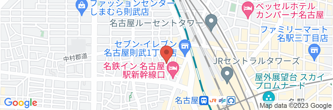 ホテルリブマックス名古屋新幹線口の地図