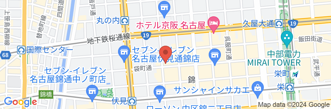 グレイスイン名古屋の地図