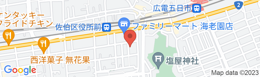 おうちホテル五日市の地図