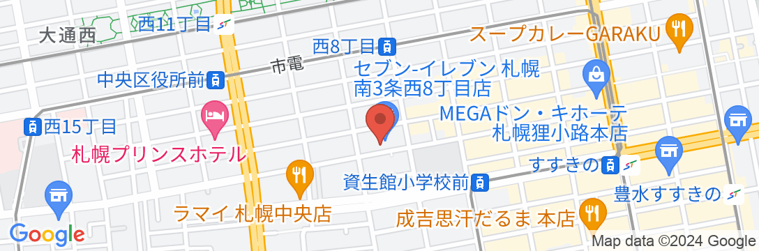 札幌グランベルホテルの地図